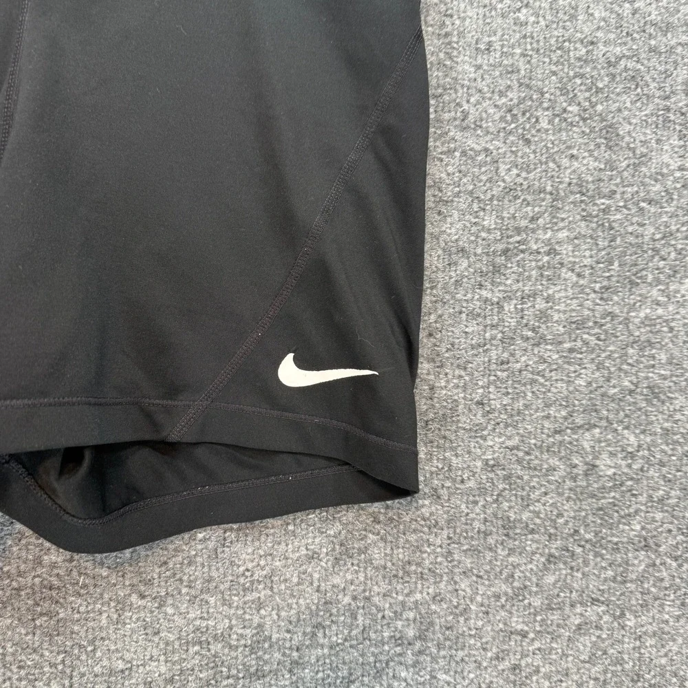 Nike Pro Shorts Women Large Black Dri-FIT Compression Athletic Gym‎ Workout Run